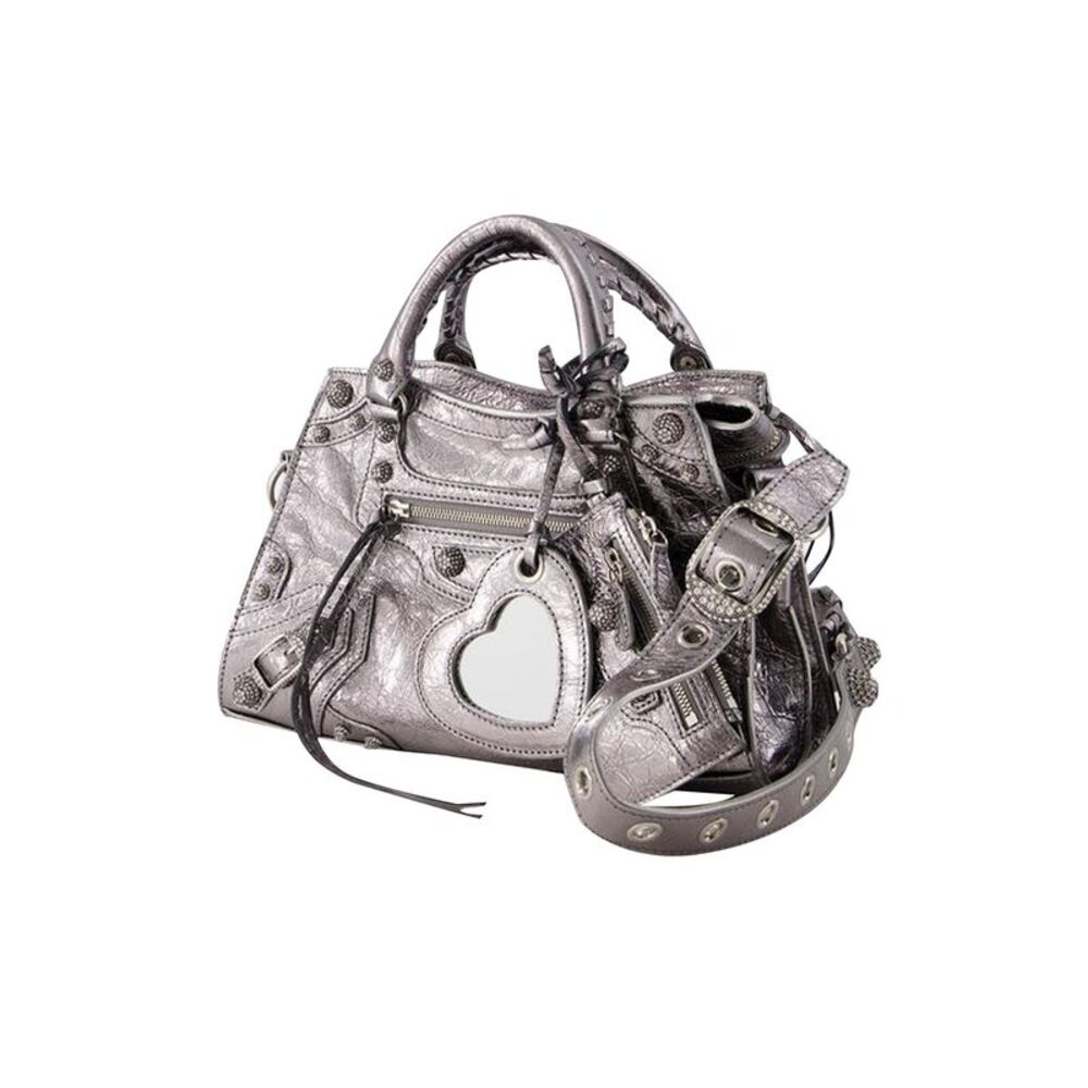 Neo Cagole Xs Bag - Balenciaga - Leather - Silver - Picture 2 of 4
